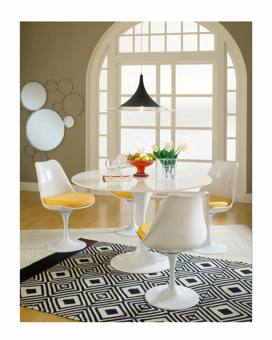 Modway Lippa Dining Upholstered Fabric Side Chair Home Dining Chairs & Stools - Image 2