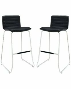Modway Dive Bar Stool Set Home Dining Chairs & Stools