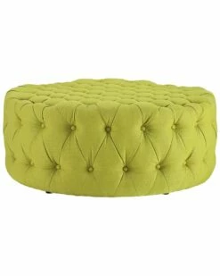 Modway Amour Upholstered Fabric Ottoman Home Ottomans & Poufs