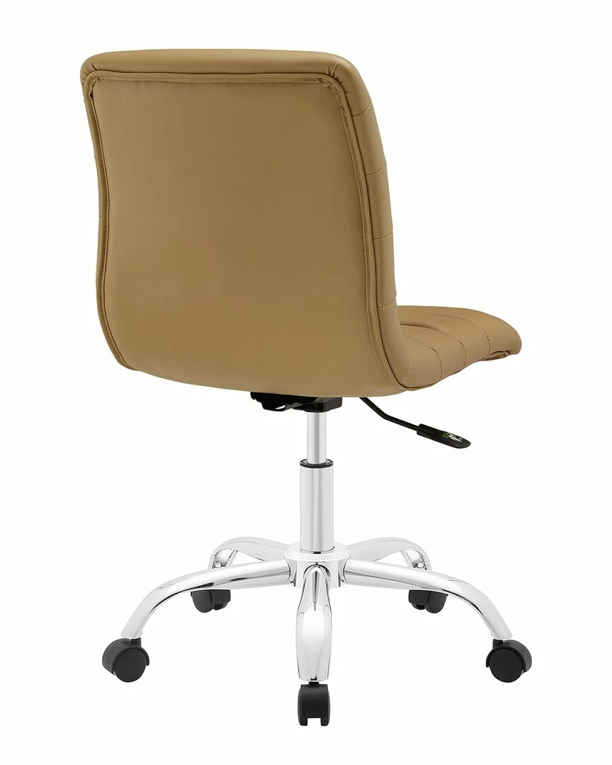 Modway Ripple Armless Mid Back Office Chair Home Office Chairs - Image 4