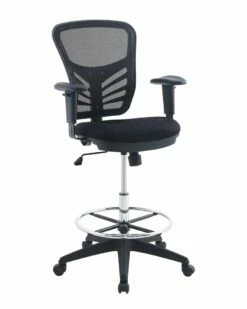 Modway Articulate Mesh Drafting Chair Home Office Chairs
