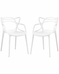 Modway Entangled Dining Chairs Set Home Dining Chairs & Stools