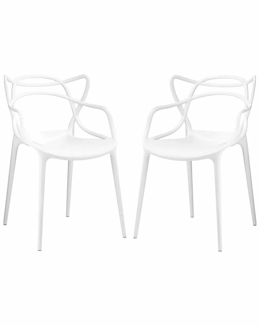 Modway Entangled Dining Chairs Set Home Dining Chairs & Stools - Image 5