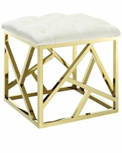 Modway Intersperse Velvet Ottoman Home Ottomans & Poufs