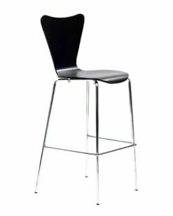 Modway Ernie Wood Bar Stool Home Dining Chairs & Stools