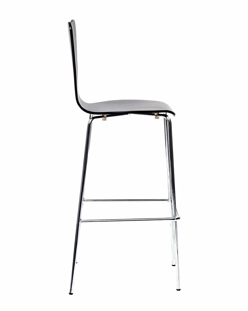 Modway Ernie Wood Bar Stool Home Dining Chairs & Stools - Image 2