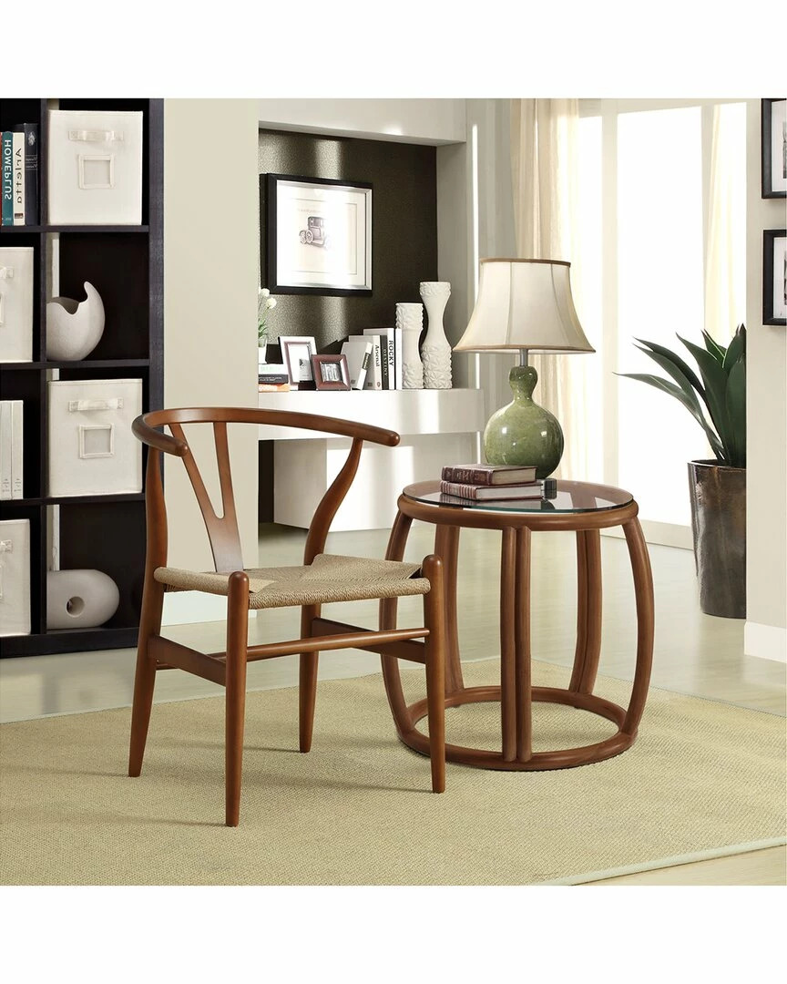 Modway Amish Dining Wood Armchair Home Dining Chairs & Stools - Image 2