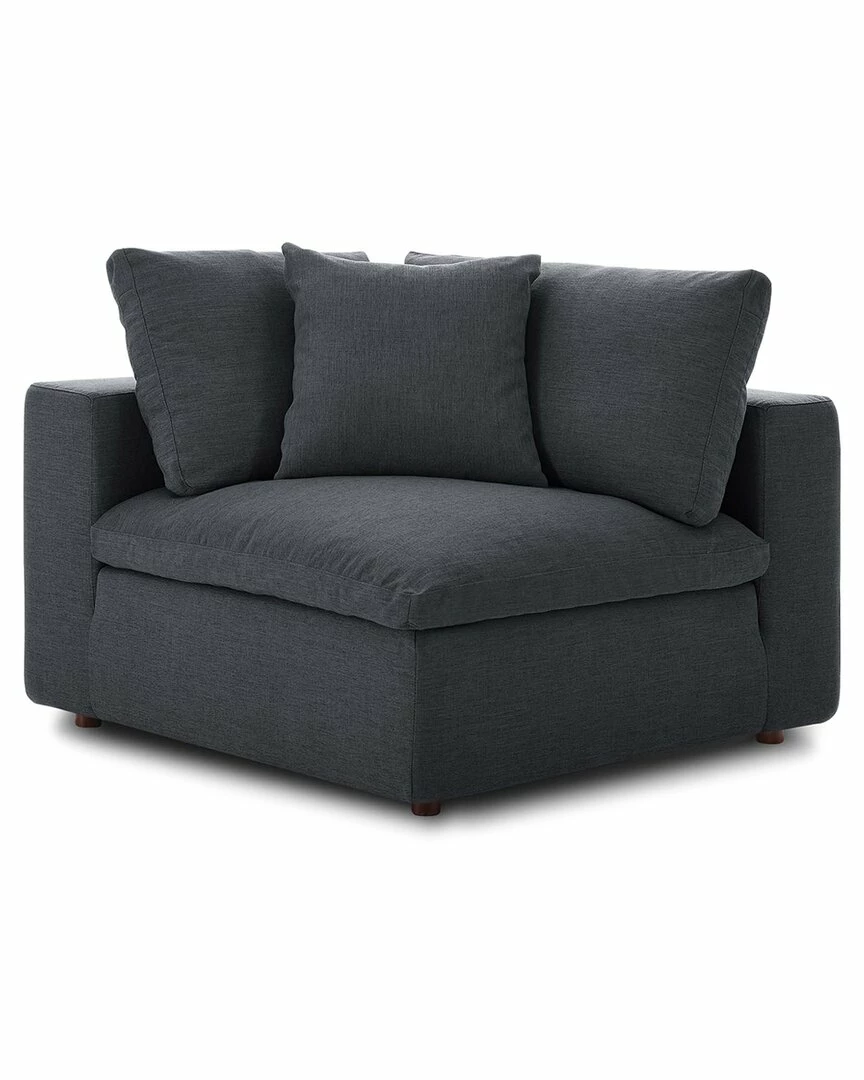 Modway Commix Down Filled Overstuffed Corner Chair Home Accent Chairs