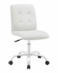 Modway Prim Armless Mid Back Office Chair Home Office Chairs