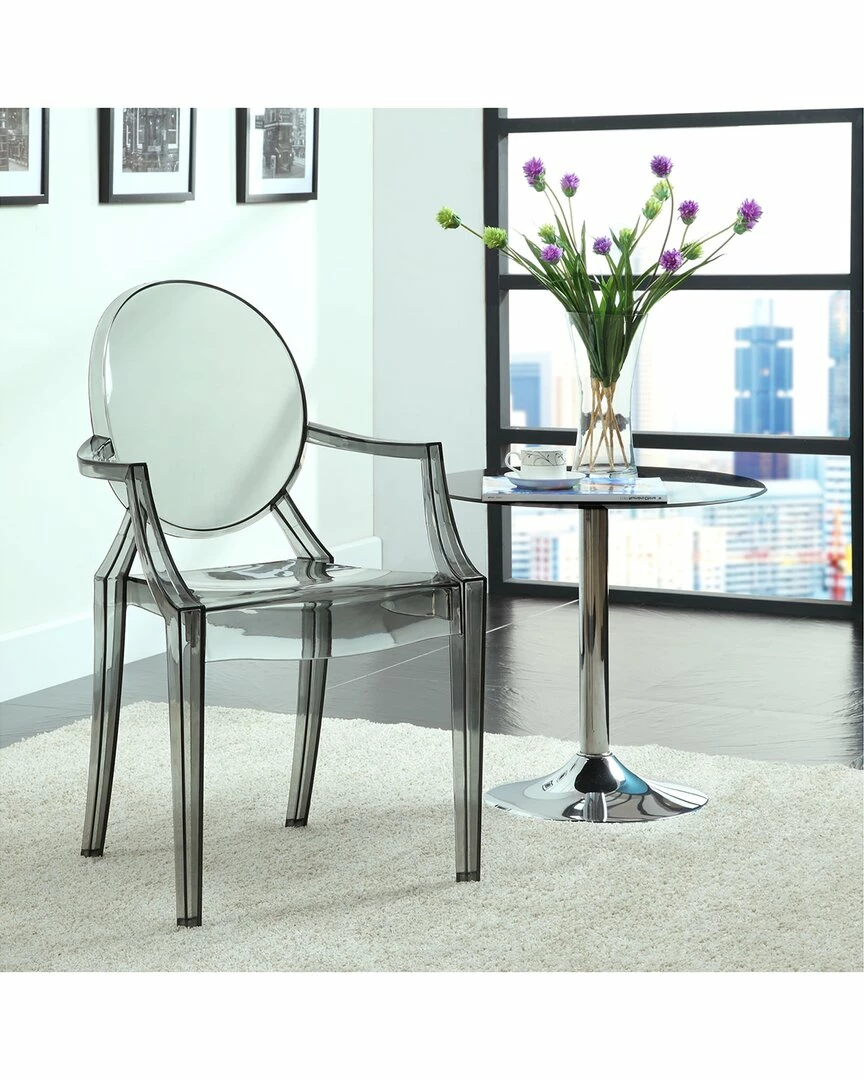 Modway Casper Dining Armchairs Acrylic Set Home Dining Chairs & Stools - Image 2