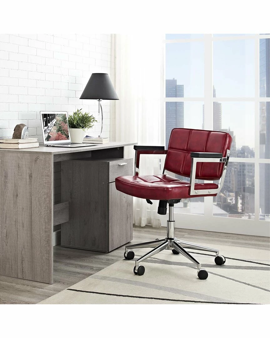 Modway Portray Mid Back Office Chair Home Office Chairs - Image 3
