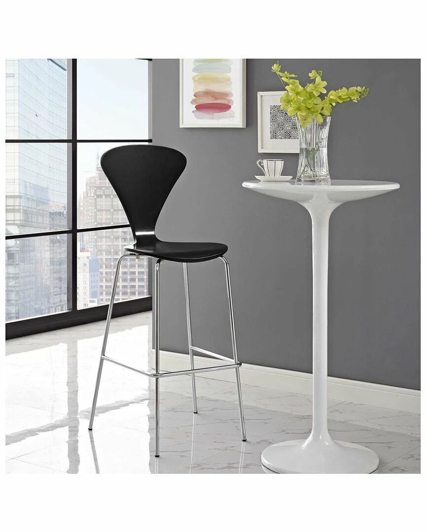 Modway Passage Dining Bar Stool Home Dining Chairs & Stools - Image 4