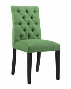 Modway Duchess Parsons Upholstered Fabric Dining Side Chair Home Dining Chairs & Stools