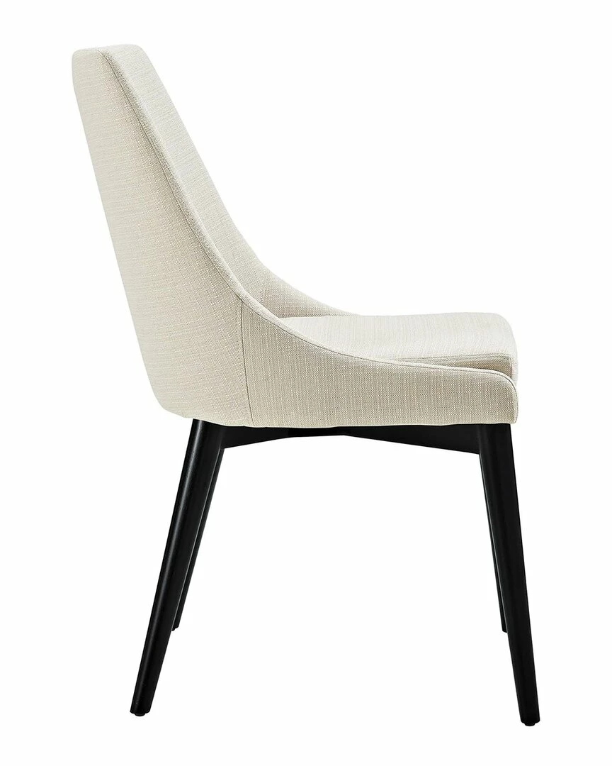 Modway Viscount Dining Side Chairs Upholstered Fabric Set Home Dining Chairs & Stools - Image 4