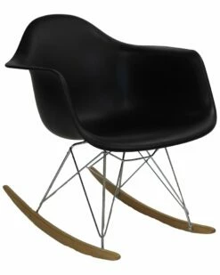 Modway Rocker Plastic Lounge Chair Home Accent Chairs
