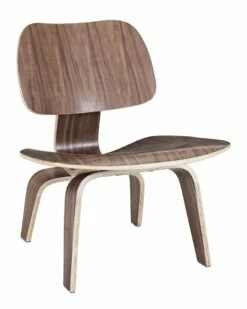 Modway Fathom Wood Lounge Chair Home Accent Chairs