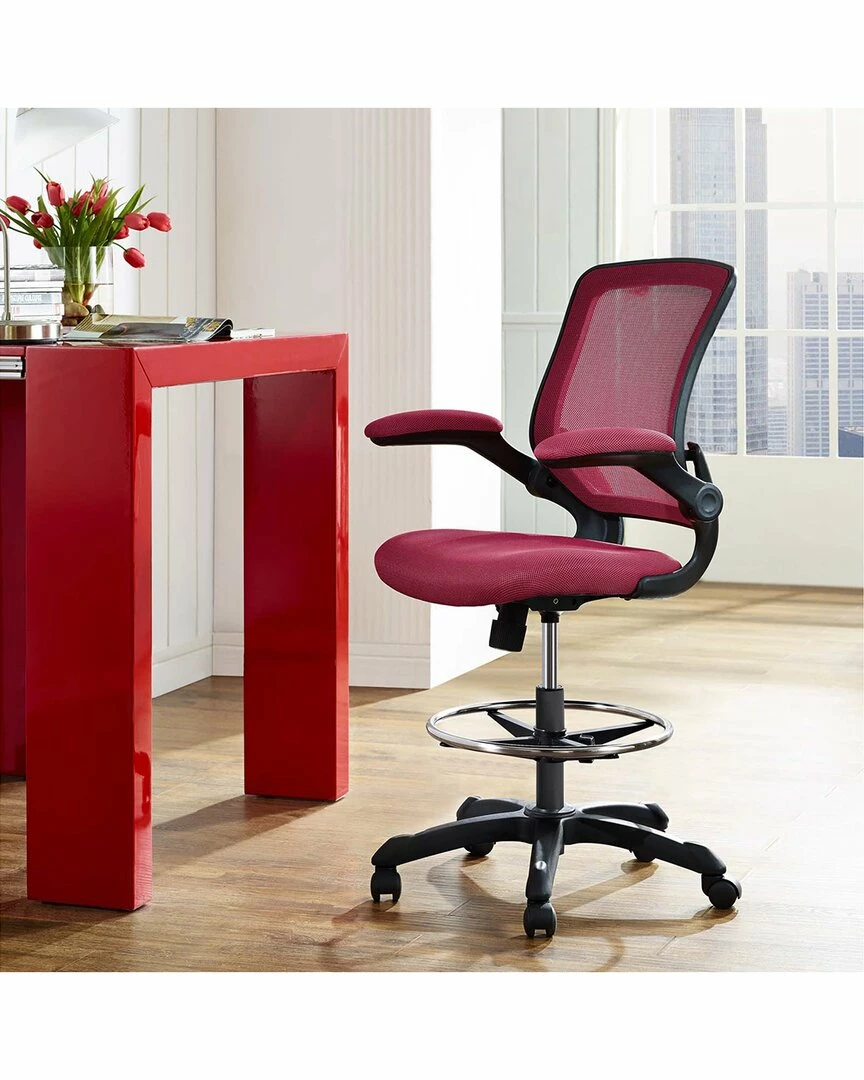 Modway Veer Mesh Drafting Chair Home Office Chairs - Image 2