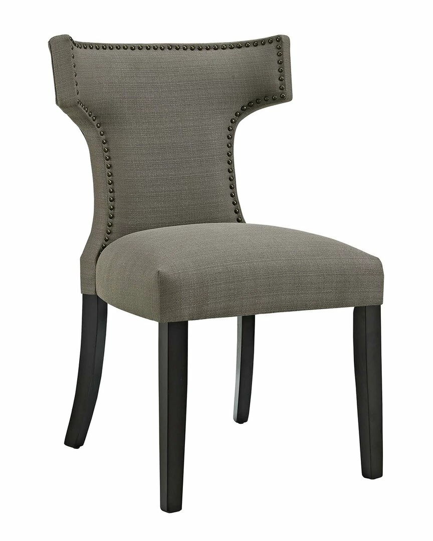 Modway Curve Upholstered Fabric Dining Chair Home Dining Chairs & Stools