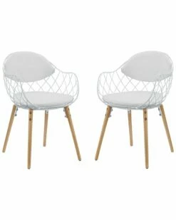 Modway Basket Dining Chairs Metal Wire & Set Home Dining Chairs & Stools