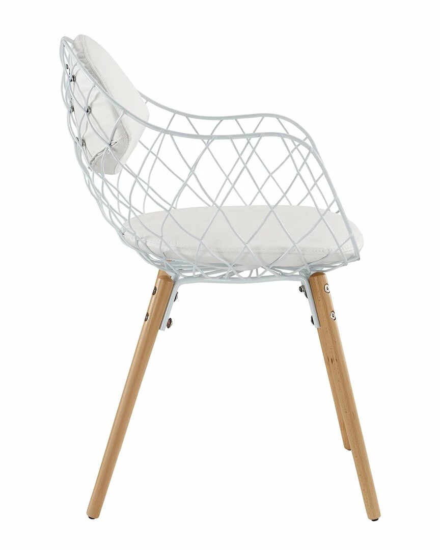 Modway Basket Dining Chairs Metal Wire & Set Home Dining Chairs & Stools - Image 3