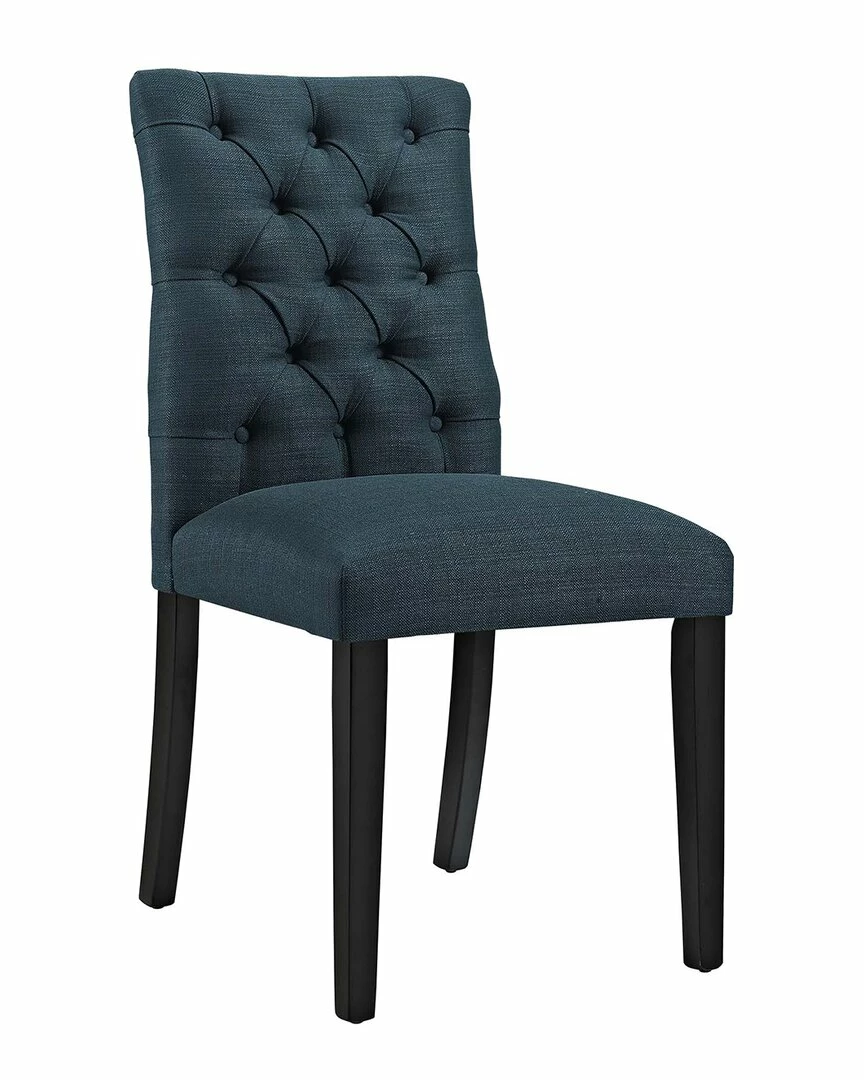Modway Duchess Parsons Upholstered Fabric Dining Side Chair Home Dining Chairs & Stools