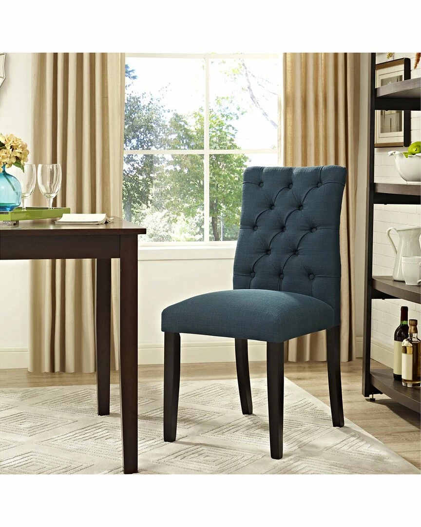 Modway Duchess Parsons Upholstered Fabric Dining Side Chair Home Dining Chairs & Stools - Image 2