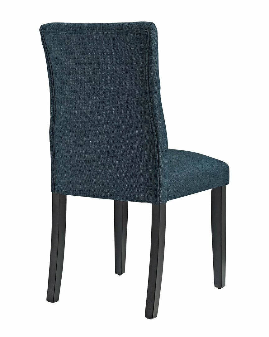 Modway Duchess Parsons Upholstered Fabric Dining Side Chair Home Dining Chairs & Stools - Image 3