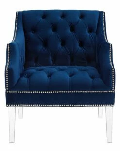 Modway Proverbial Tufted Button Accent Performance Velvet Armchair Home Accent Chairs