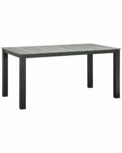 Modway Outdoor Maine 63in Outdoor Patio Dining Table Home Outdoor Tables