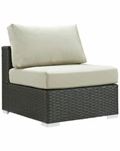 Modway Outdoor Sojourn Outdoor Patio Fabric Sunbrella Armless Chair Home Seating