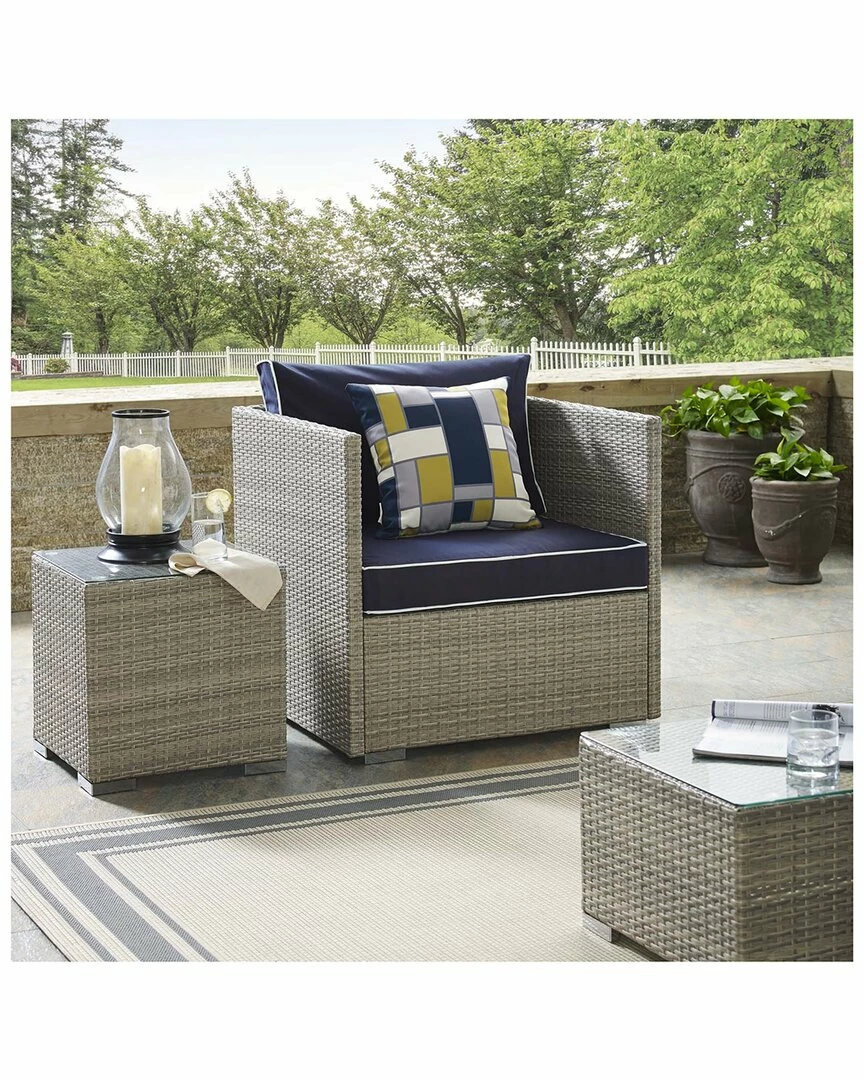 Modway Repose Outdoor Patio Wicker Rattan Armchair Home Seating - Image 4