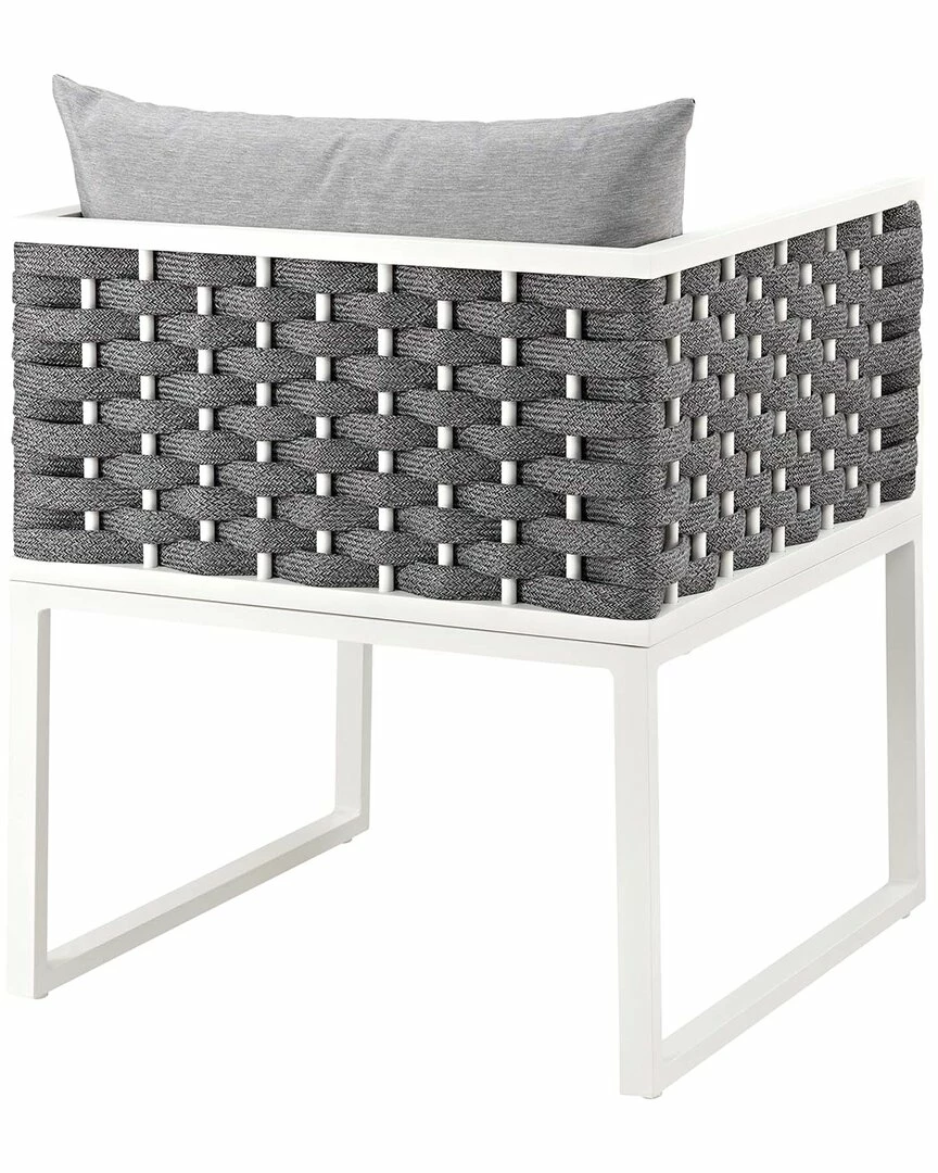 Modway Outdoor Stance Outdoor Patio Aluminum Dining Armchair Home Seating - Image 4