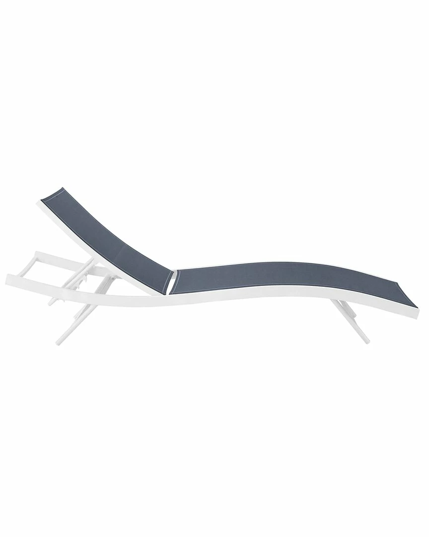Modway Outdoor Glimpse Outdoor Patio Mesh Chaise Lounge Chair Home Seating - Image 4