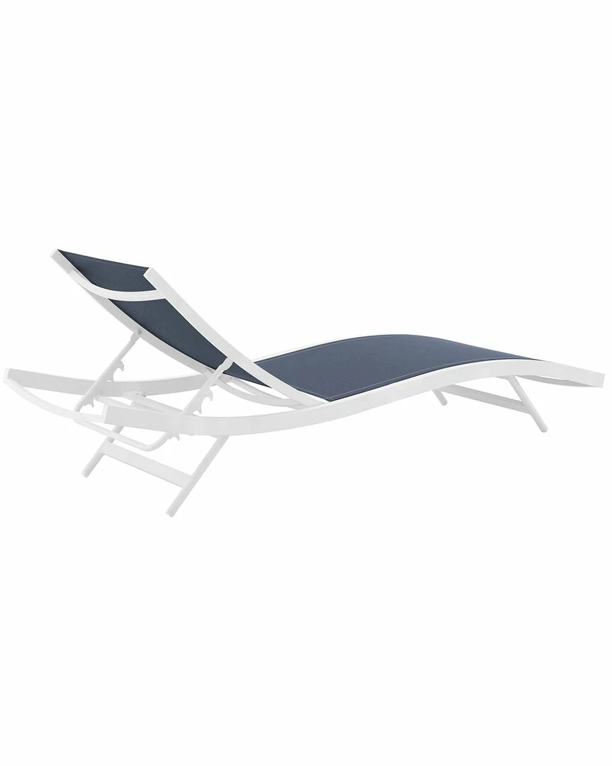 Modway Outdoor Glimpse Outdoor Patio Mesh Chaise Lounge Chair Home Seating - Image 5