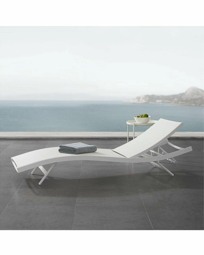 Modway Glimpse Outdoor Patio Mesh Chaise Lounge Chair Home Seating - Image 2