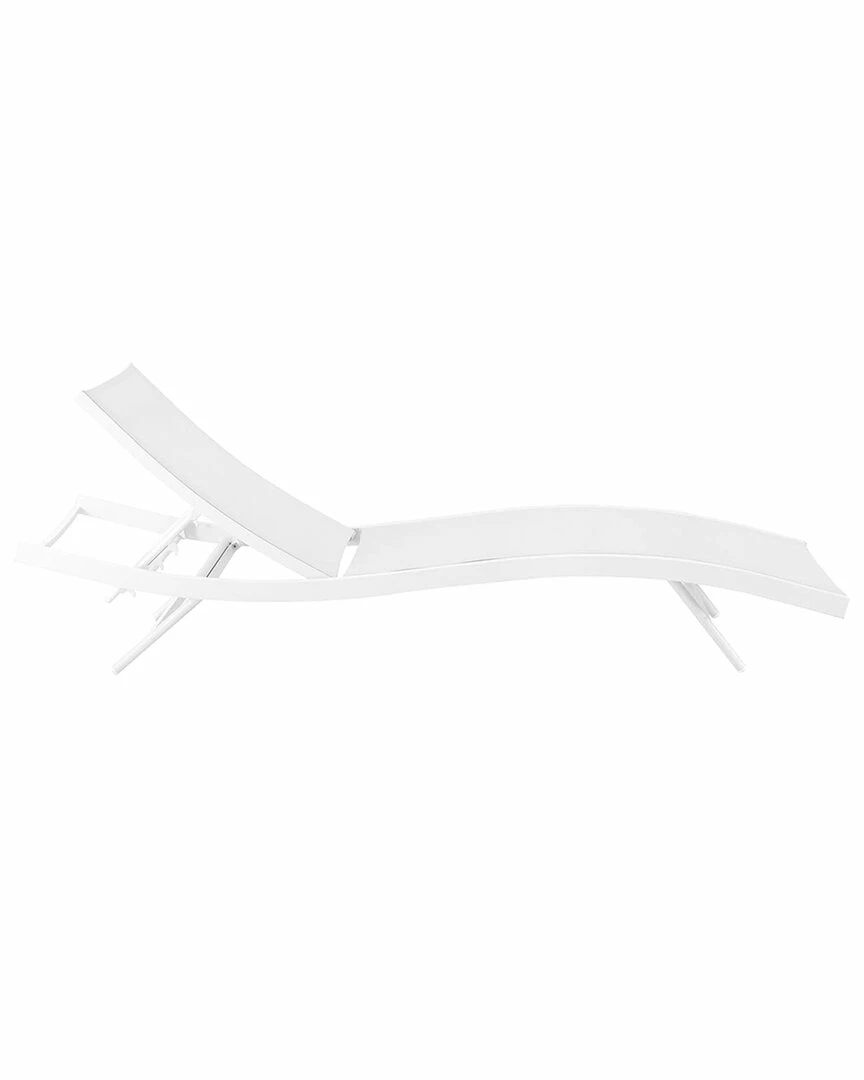 Modway Glimpse Outdoor Patio Mesh Chaise Lounge Chair Home Seating - Image 4