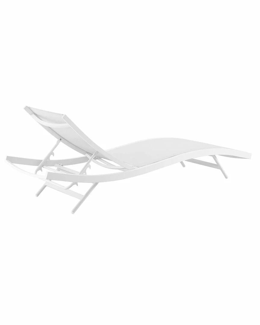 Modway Glimpse Outdoor Patio Mesh Chaise Lounge Chair Home Seating - Image 5