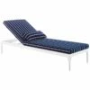 Modway Outdoor Perspective Cushion Outdoor Patio Chaise Lounge Chair Home Seating