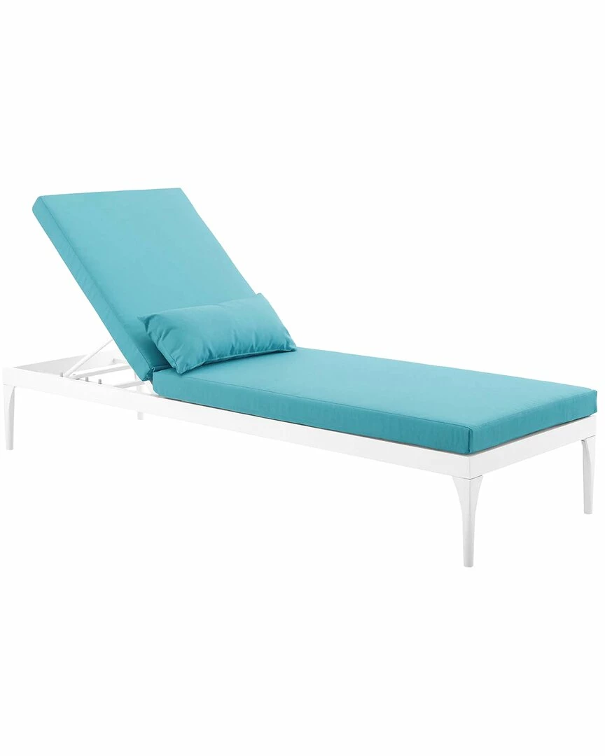 Modway Outdoor Perspective Cushion Outdoor Patio Chaise Lounge Chair Home Seating