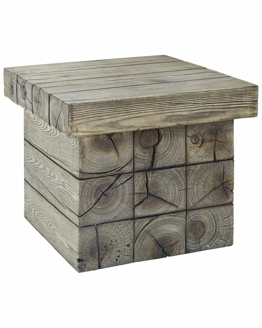 Modway Outdoor Manteo Rustic Coastal Outdoor Patio Side Table Home Outdoor Tables