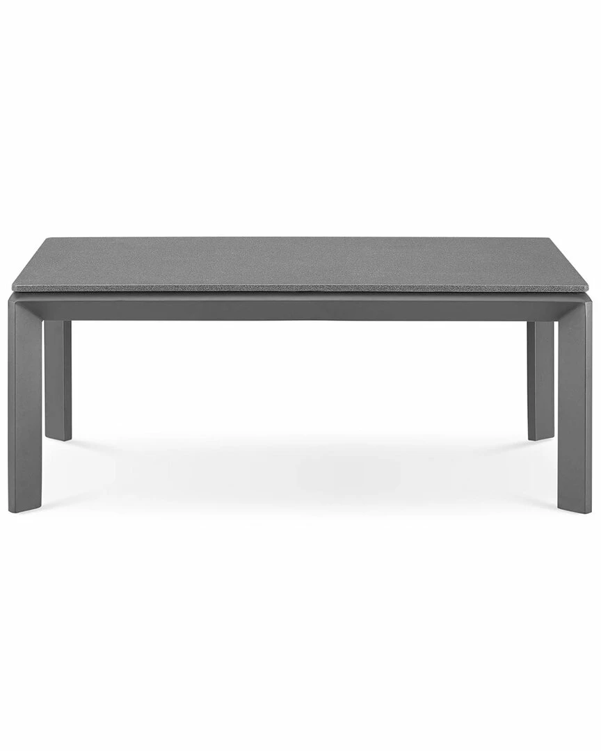 Modway Outdoor Riverside Aluminum Outdoor Patio Coffee Table Home Outdoor Tables - Image 2