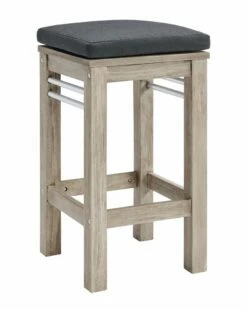 Modway Outdoor Wiscasset Outdoor Patio Acacia Wood Bar Stool Home Seating
