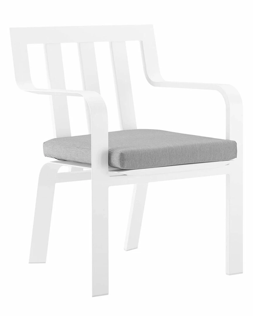 Modway Outdoor Baxley Stackable Outdoor Patio Aluminum Dining Armchair Home Seating