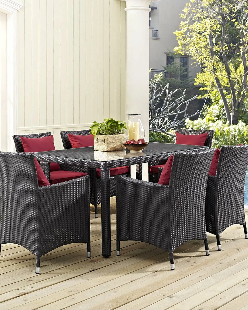 Modway Outdoor Convene 59in Outdoor Patio Dining Table Home Outdoor Tables - Image 2