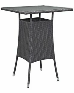 Modway Outdoor Convene Small Outdoor Patio Bar Table Home Outdoor Tables