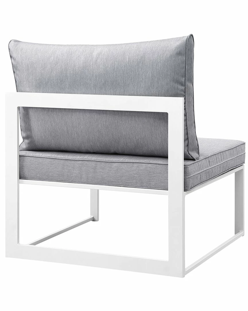Modway Outdoor Fortuna Armless Outdoor Patio Chair Home Seating - Image 2