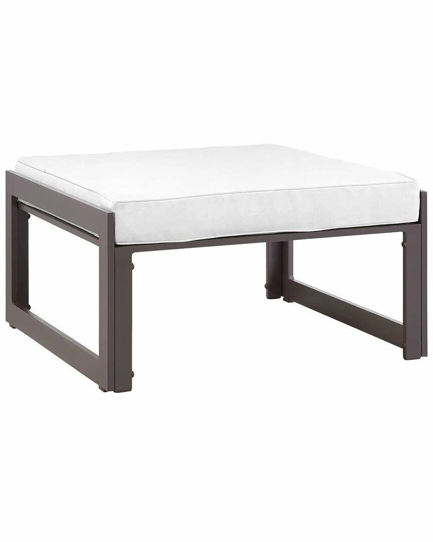 Modway Fortuna Outdoor Patio Aluminum Ottoman Home Seating