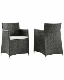 Modway Junction Armchair Outdoor Patio Wicker Set Home Seating