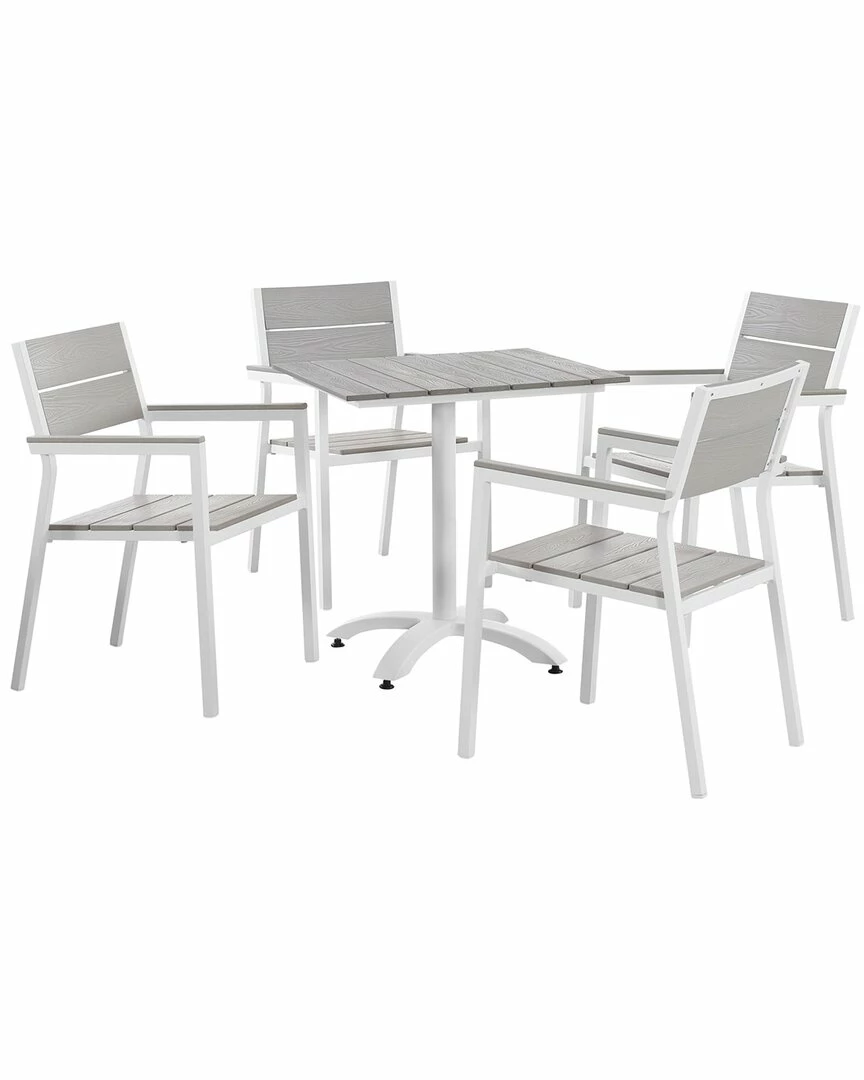 Modway Outdoor Maine 5pc Outdoor Patio Dining Set Home Dining Sets