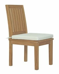 Modway Outdoor Marina Outdoor Patio Premium Grade A Teak Wood Dining Chair Home Seating